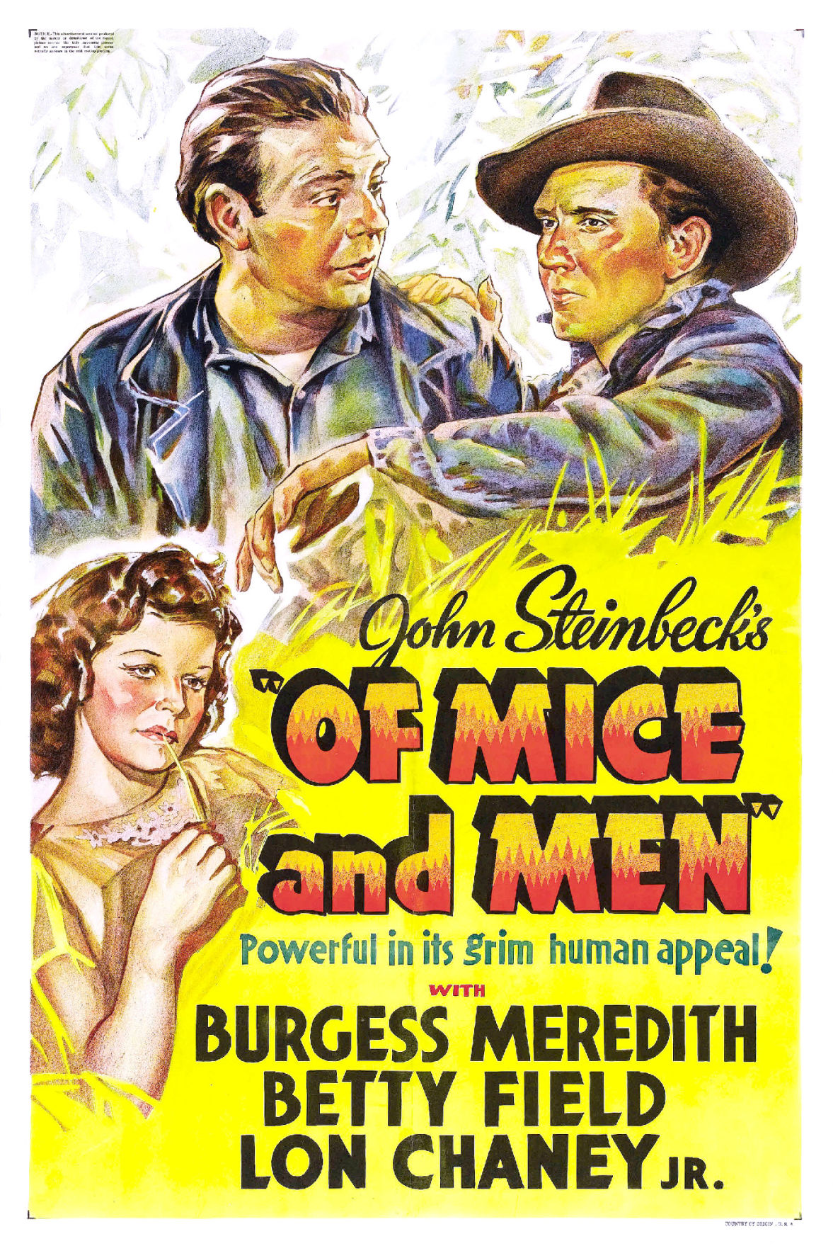 Of Mice and Men poster